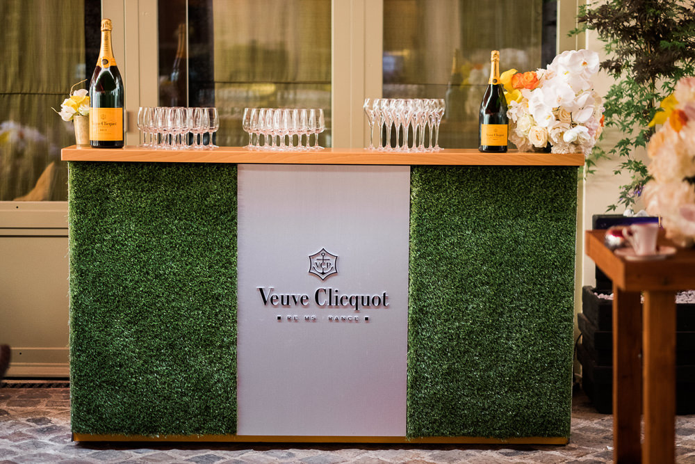 Champagne bar with Veuve Cliquot in Paris at Hotel Evreux