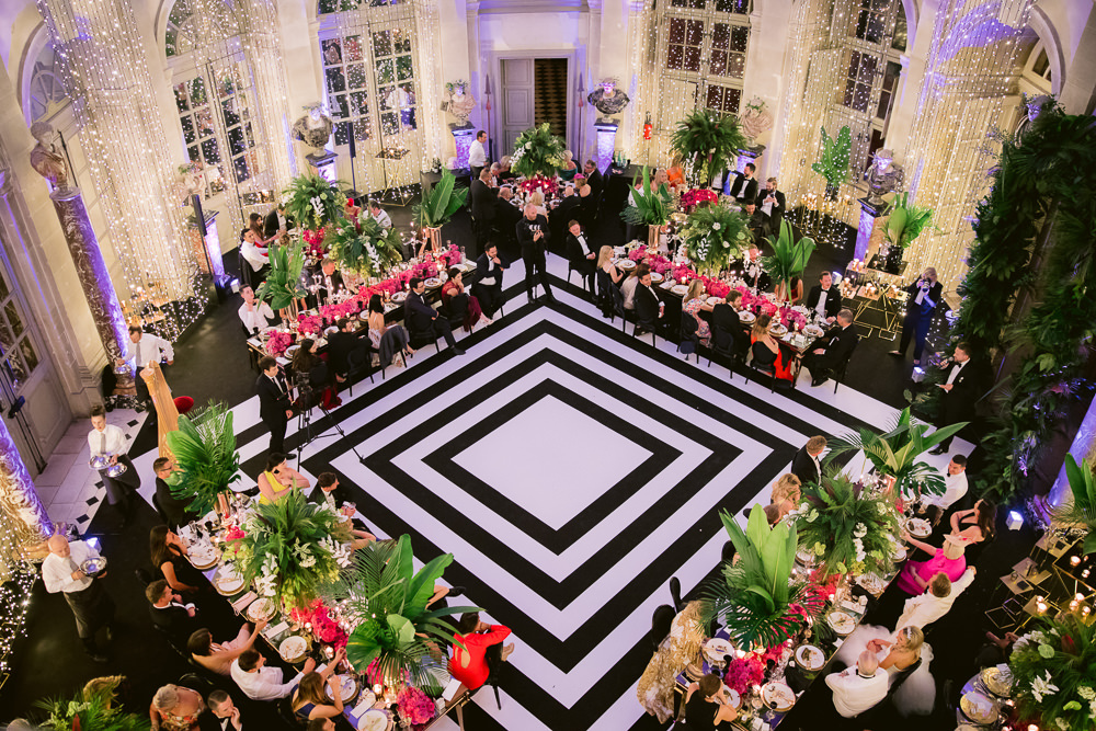 Vaux le Vicomte wedding reception planned by Sumptuous Events