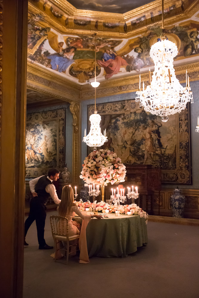 Private luxury event at Vaux le Vicomte, an exquisite French chateau